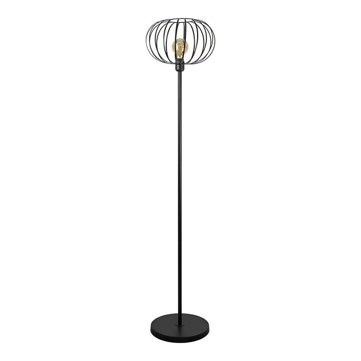 Lampada Da Terra Edm 32122 Nero 60 W 220-240 V 35 X 35 X 150 Cm Vintage