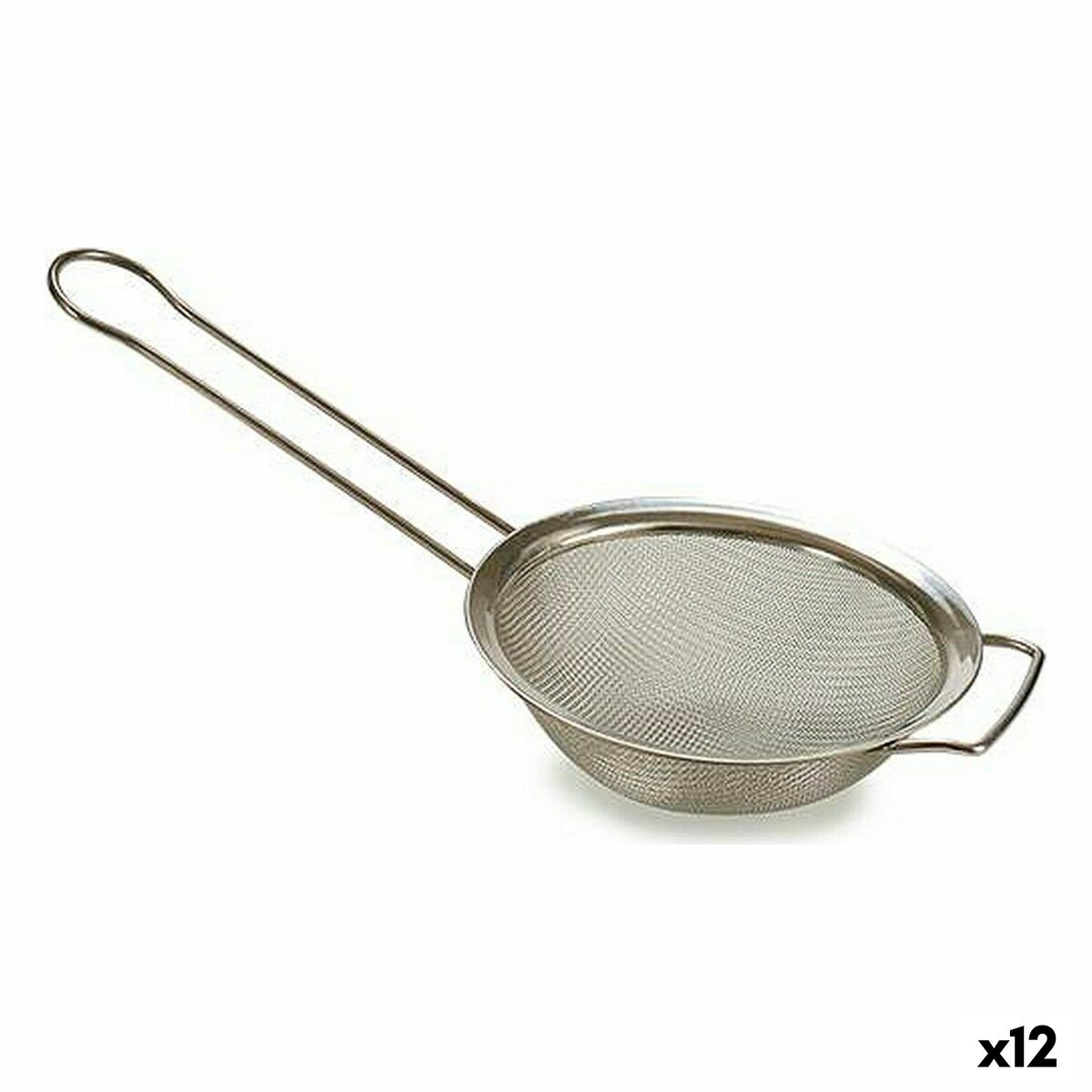 Colino Kinvara Argentato Argento Acciaio Inossidabile Ø 14 Cm 13,7 X 4 X 28,5 Cm (12 Unità)