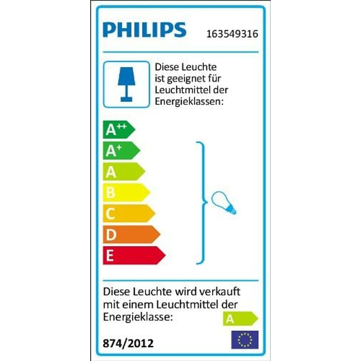 Faro Philips 16354/93/16 Antracite 12,1 X 80,2 X 12,1 Cm Alluminio Plastica (4000 K) (bianco Caldo) (2700 k) - Image 5