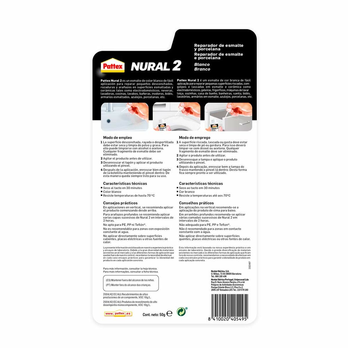 Adesivo Per Finiture Pattex Nural 2 (1 Unità) - Image 3