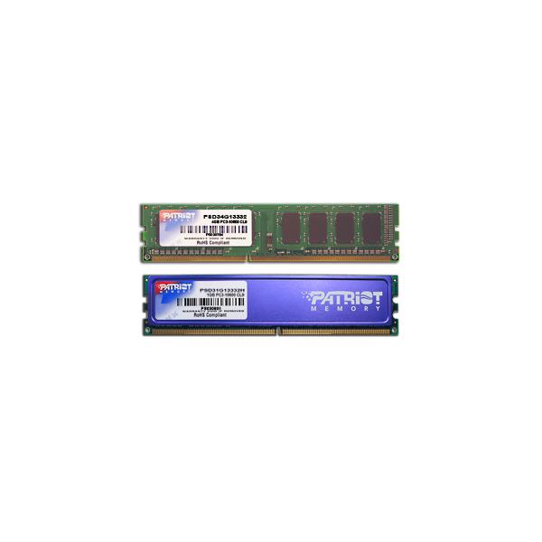Patriot Ram Dimm 4gb Ddr3 1333mhz