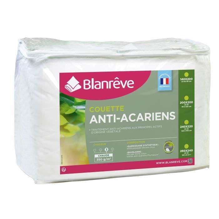 Blanreve Piumino Caldo In Percalle - AntI-Acari - 350g / M² - 240x260cm