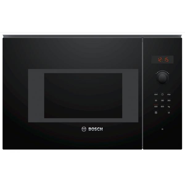 Forno A Microonde Singolo Da Incasso - Bosch Ser4 - Bfl523mb1f - Nero - 7 Programmi Automatici - 38,2 X 59,4 X 31,7 cm