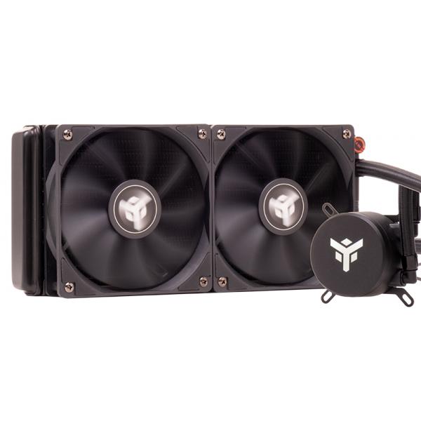 Itek  Dissipatore A Liquido Icecore 240 - 240mm Skt Universale Pwm Black Fan