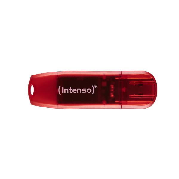 Intenso Pen Disk Rainbow Line 128gb Red Usb 2.0