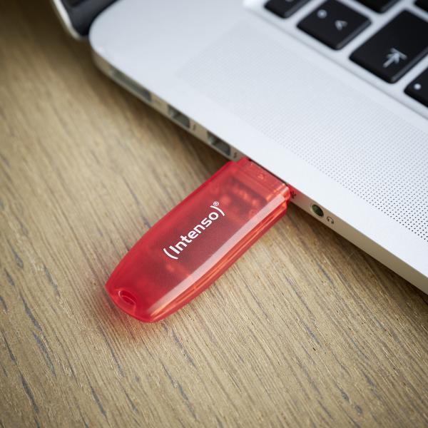 Intenso Pen Disk Rainbow Line 128gb Red Usb 2.0 - Image 3