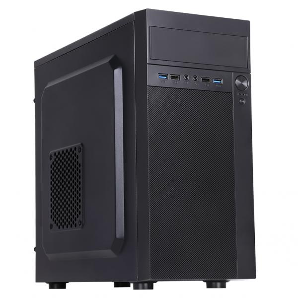 Itek Case Theon - Mid Tower, Matx, Psu 500w,  2xusb3, Full Black