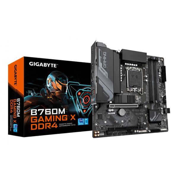 Gigabyte B760m Gaming X Scheda Madre Ddr4 - Supporta Cpu Intel Core Di 14a Generazione, Vrm Digitale A 8+1+1 Fasi, Fino A 5333mhz Ddr4 [oc], 2xpcie 4