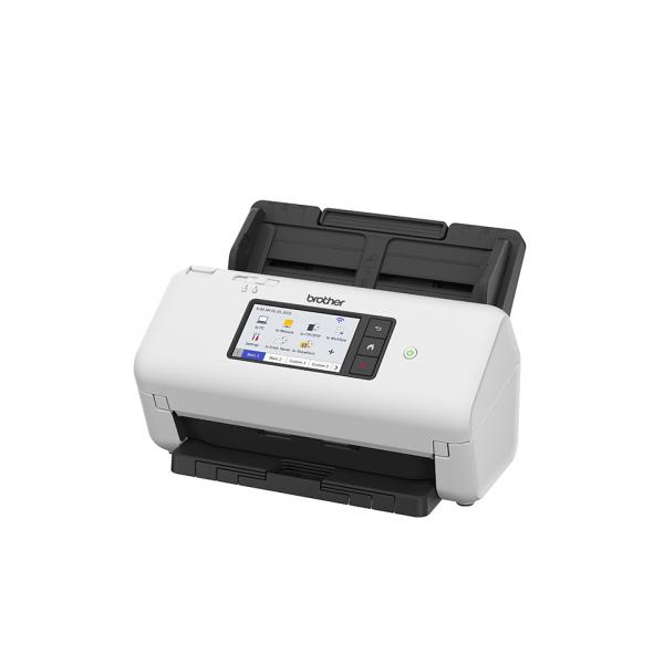 Brother AdS-4700w Scanner Con Adf + Alimentatore Di Fogli 600 X 600 Dpi A4 Nero, Bianco (adS-4700w 2-Sided Scan Up To - 40ppm / 80ipm 80 Sheet Adf 80