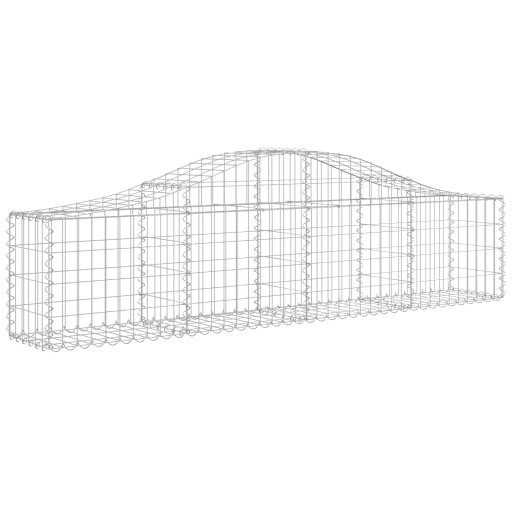 Cesti Gabbioni Ad Arco 5 Pz 200x30x40/60 Cm Ferro Zincato - Image 3