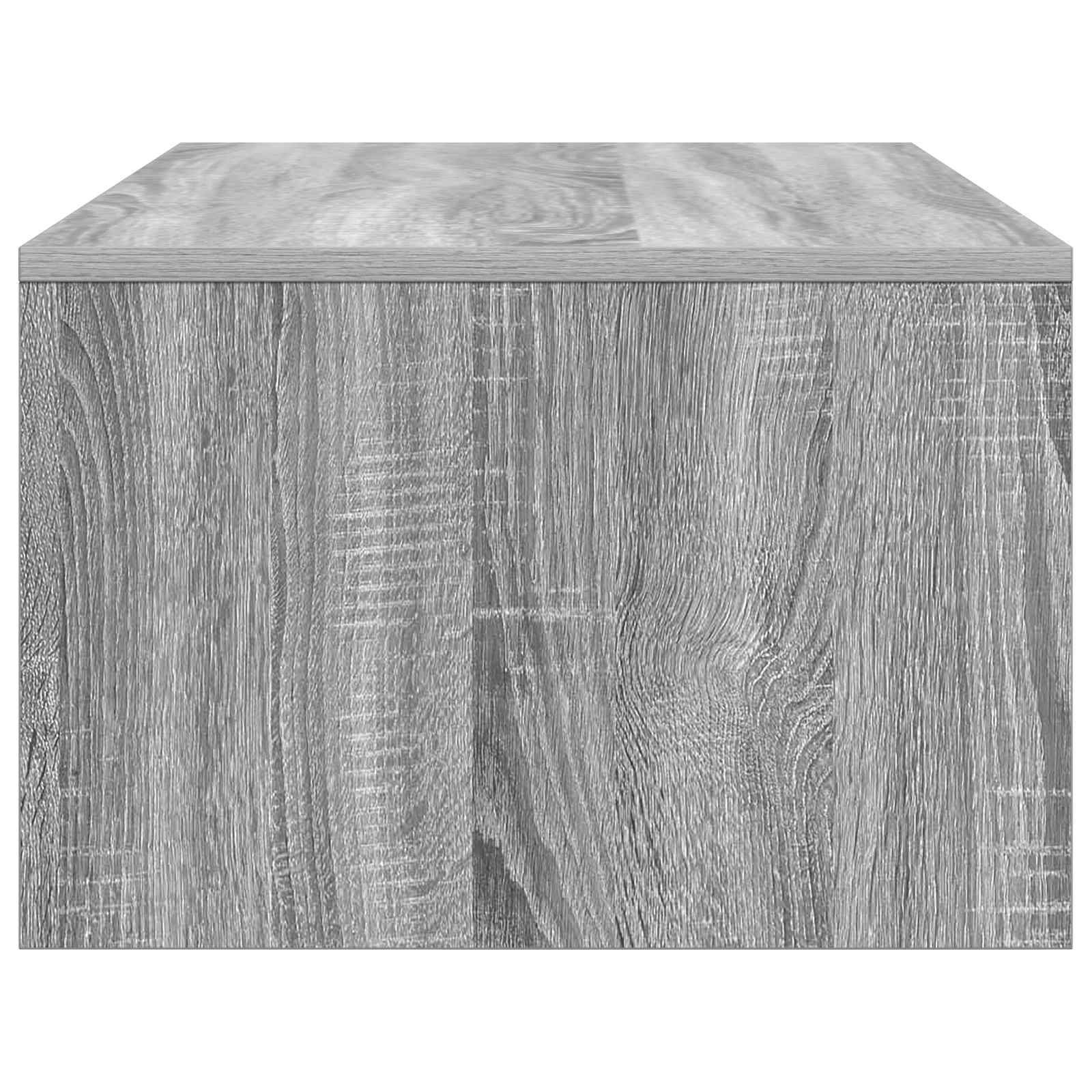 Scrivania A Parete Grigio Sonoma 100 X 45 X 30 cm - Image 6