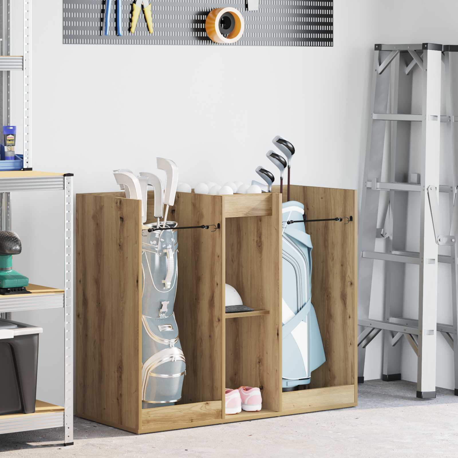 Armadio Per Golf Rovere Artigianale 102 X 45 X 85,5 cm