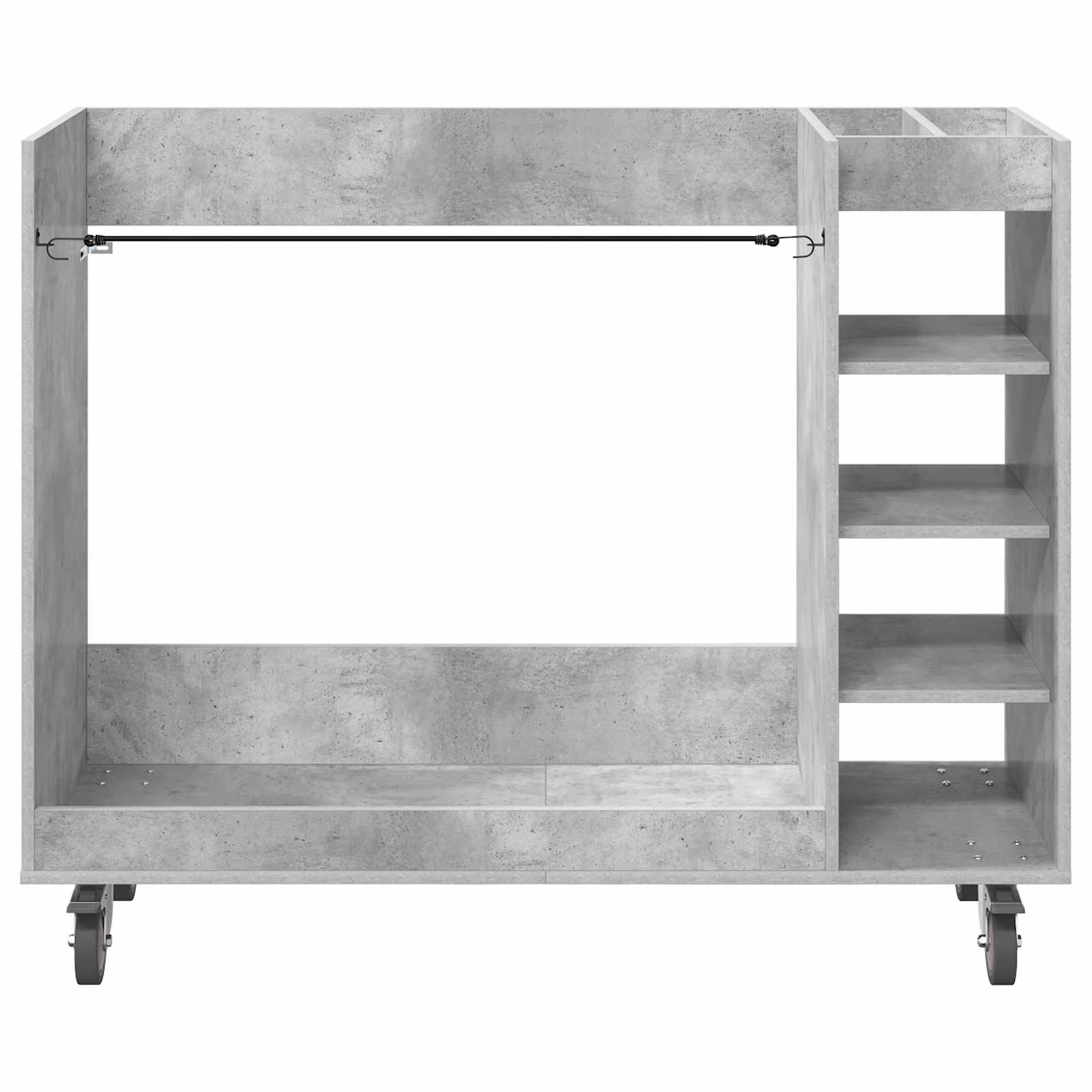 Armadio Per Golf Con Ruota Grigio Cemento 65 X 45 X 98 cm - Image 6