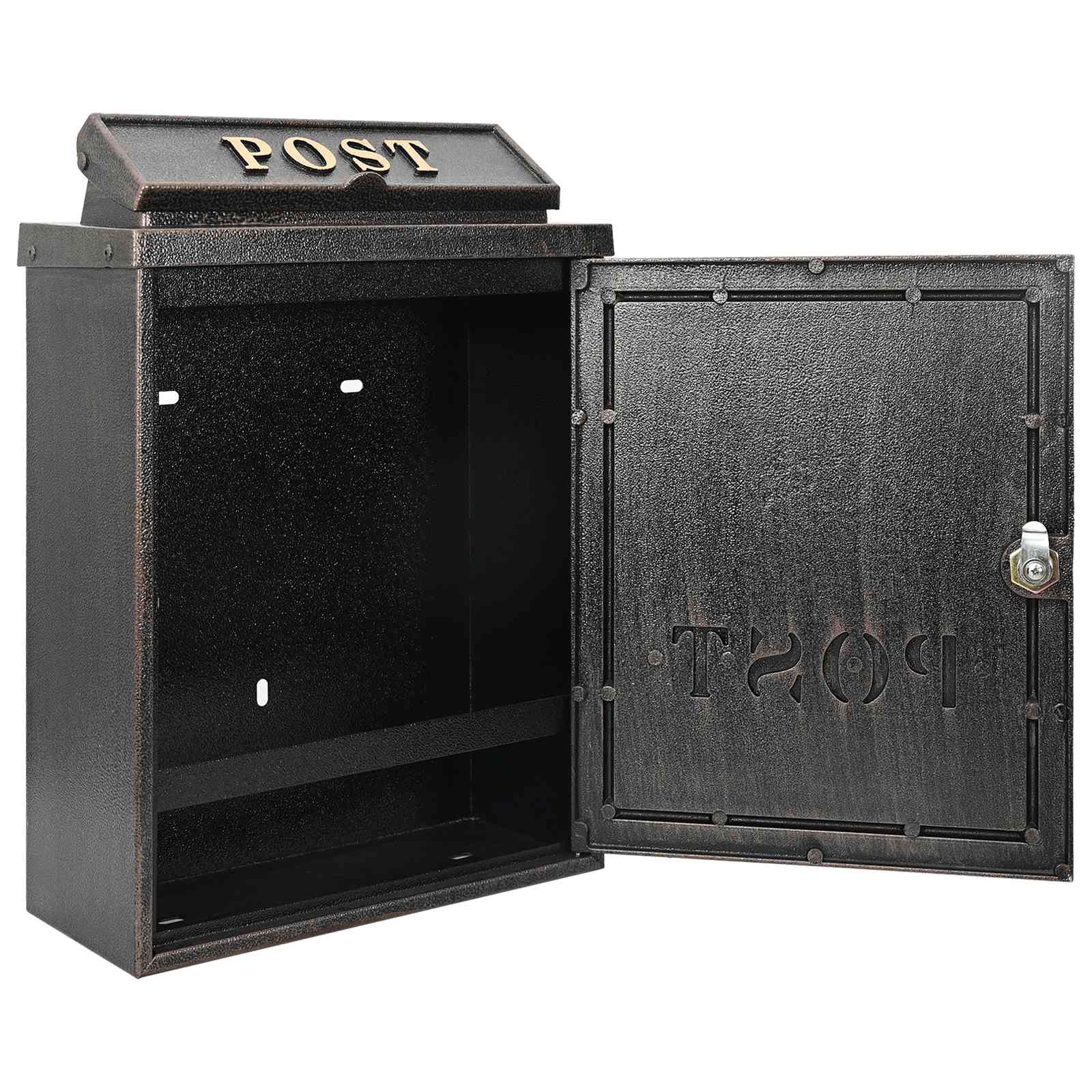 Cassetta Postale Da Muro Con Porta Bronzo 29 X 13 X 41 cm - Image 5