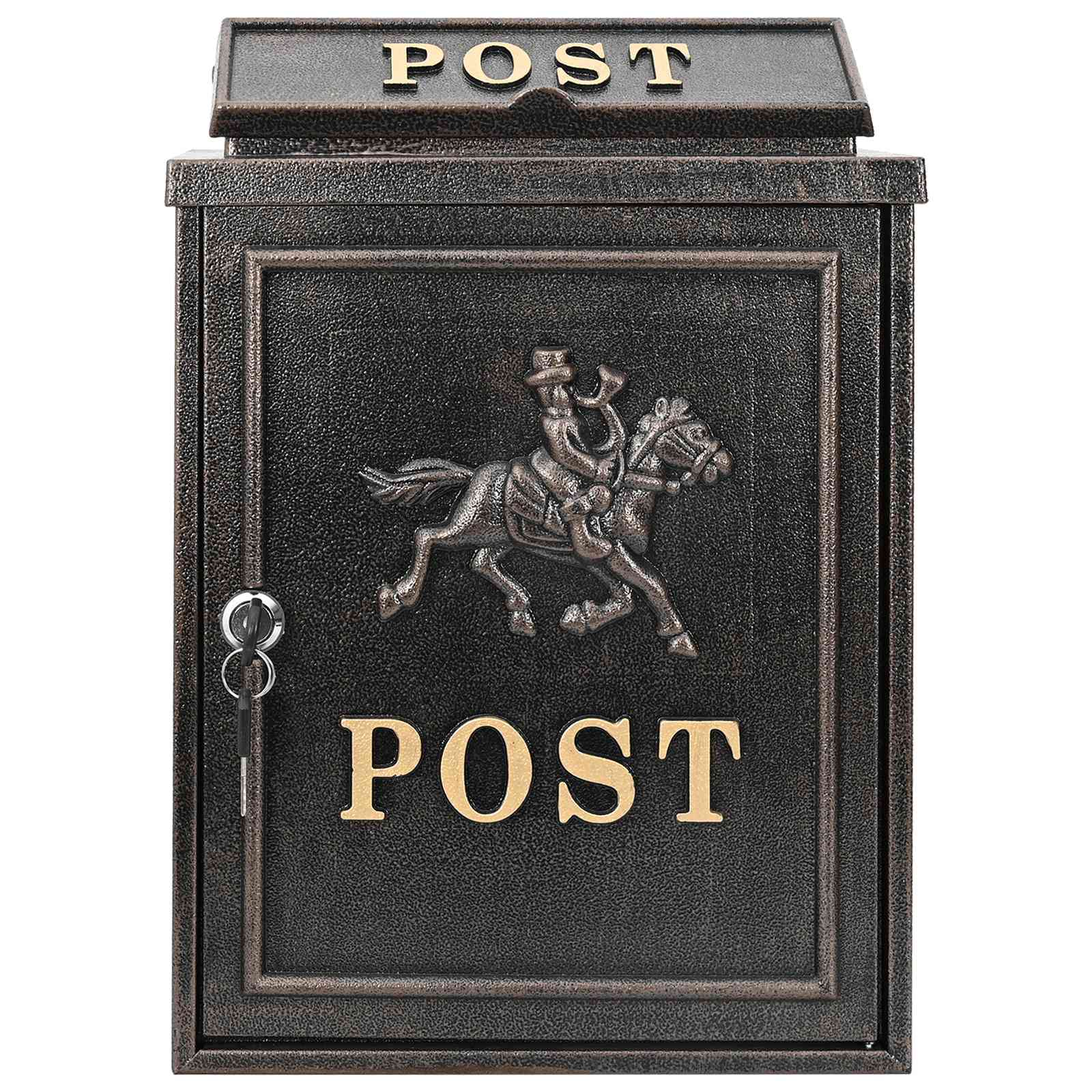 Cassetta Postale Da Muro Con Porta Bronzo 29 X 13 X 41 cm - Image 6