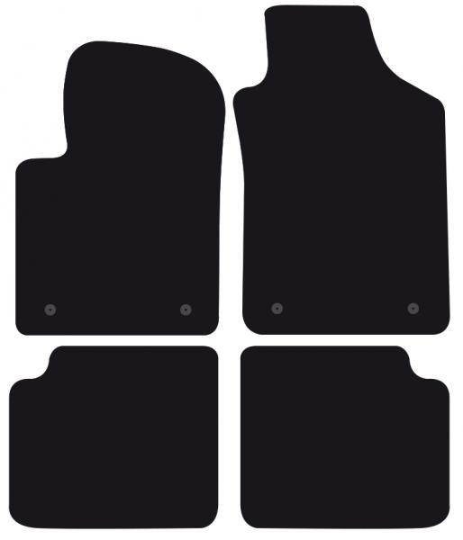 Tappeti Moquette Tailor Abarth 500 08>, 500c 10> - Fiat 500 07>, 500c 09>