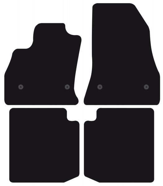 Tappeti Moquette Tailor Fiat 500l 17>19, 19> - 500l Wagon 17>