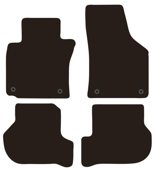 Tappeti Moquette Tailor Skoda Octavia 04>13 - Vw Golf V/vi 03>12 E Sw 07>13, Golf Vi Cabrio 11>, Jetta 05>10