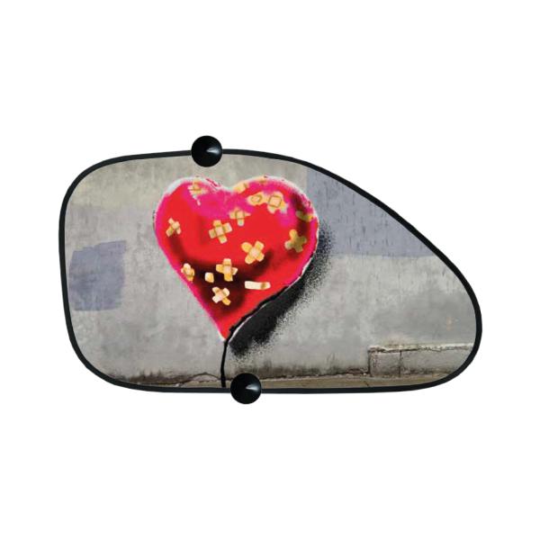 Tendina Parasole Laterale Sagomata Destra 68x38 cm