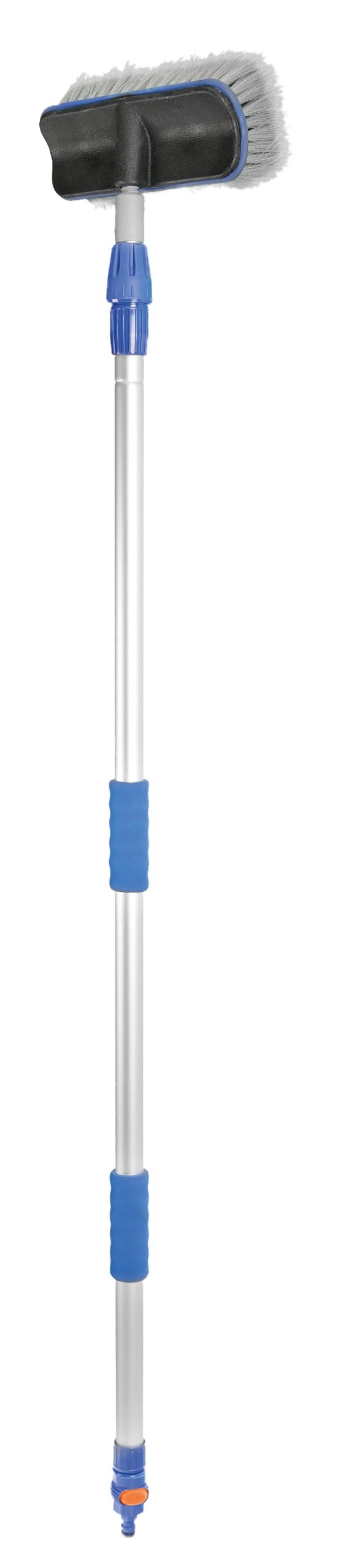 TrucK-Wash, Set Idrospazzola Con Manico Telescopico, Innesto A Vite