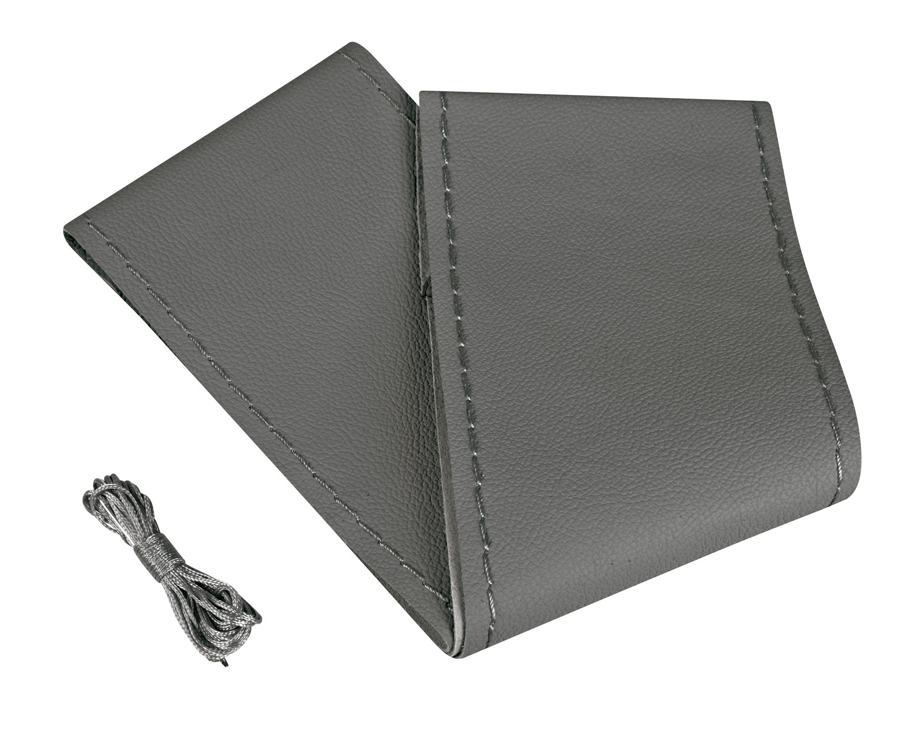 Standard, Coprivolante In Pelle - L - Ø 37/39 Cm - Grigio