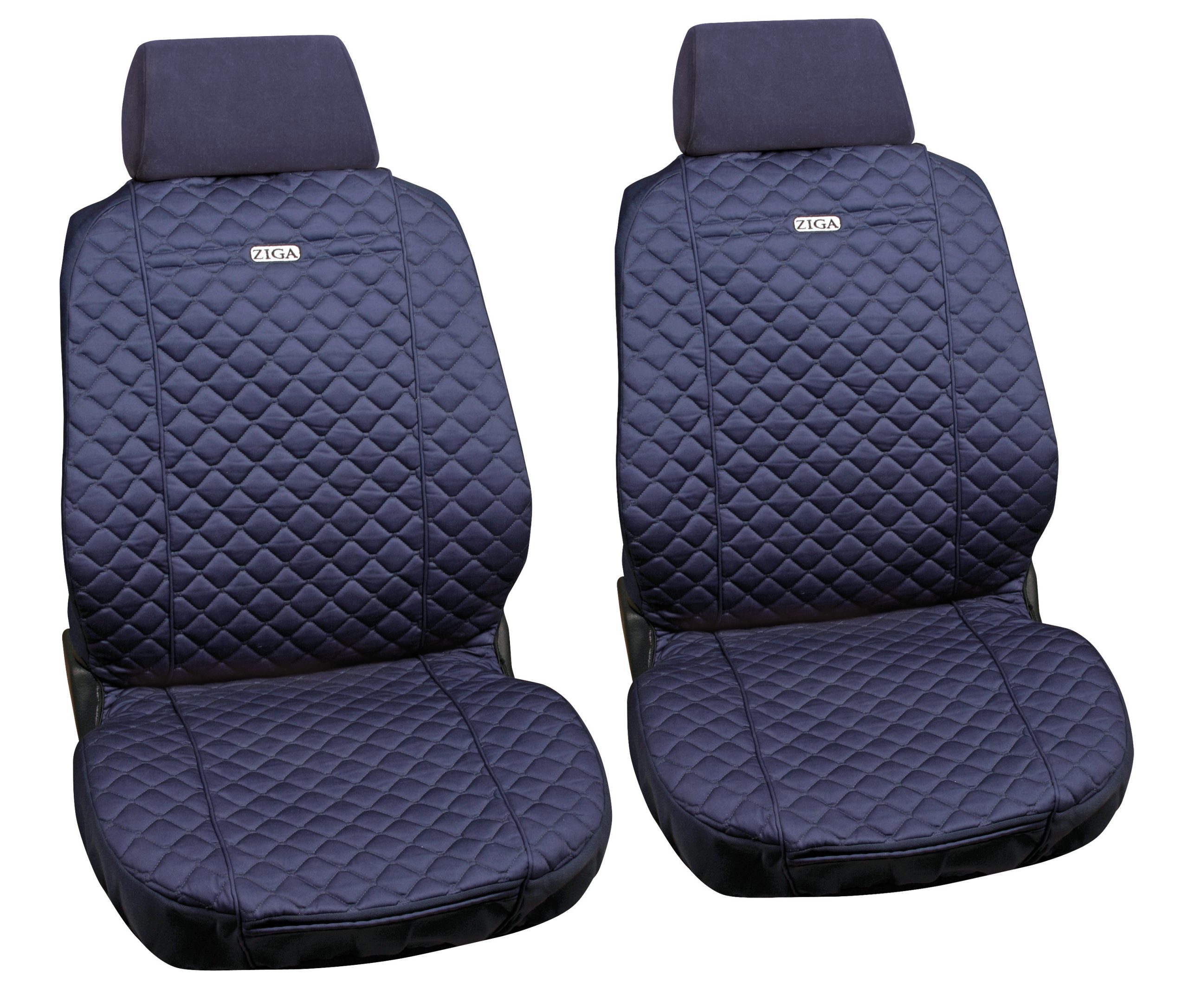 Ziga, Coppia Coprisedili Anteriori In Cotone, Universali - Blu