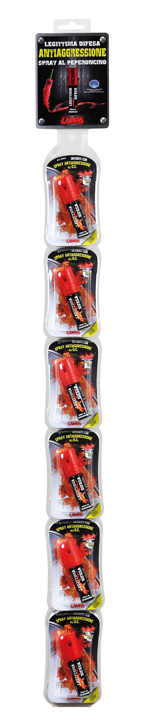 Spray Antiaggressione Al Peperoncino 15 Ml - Display 12 pz