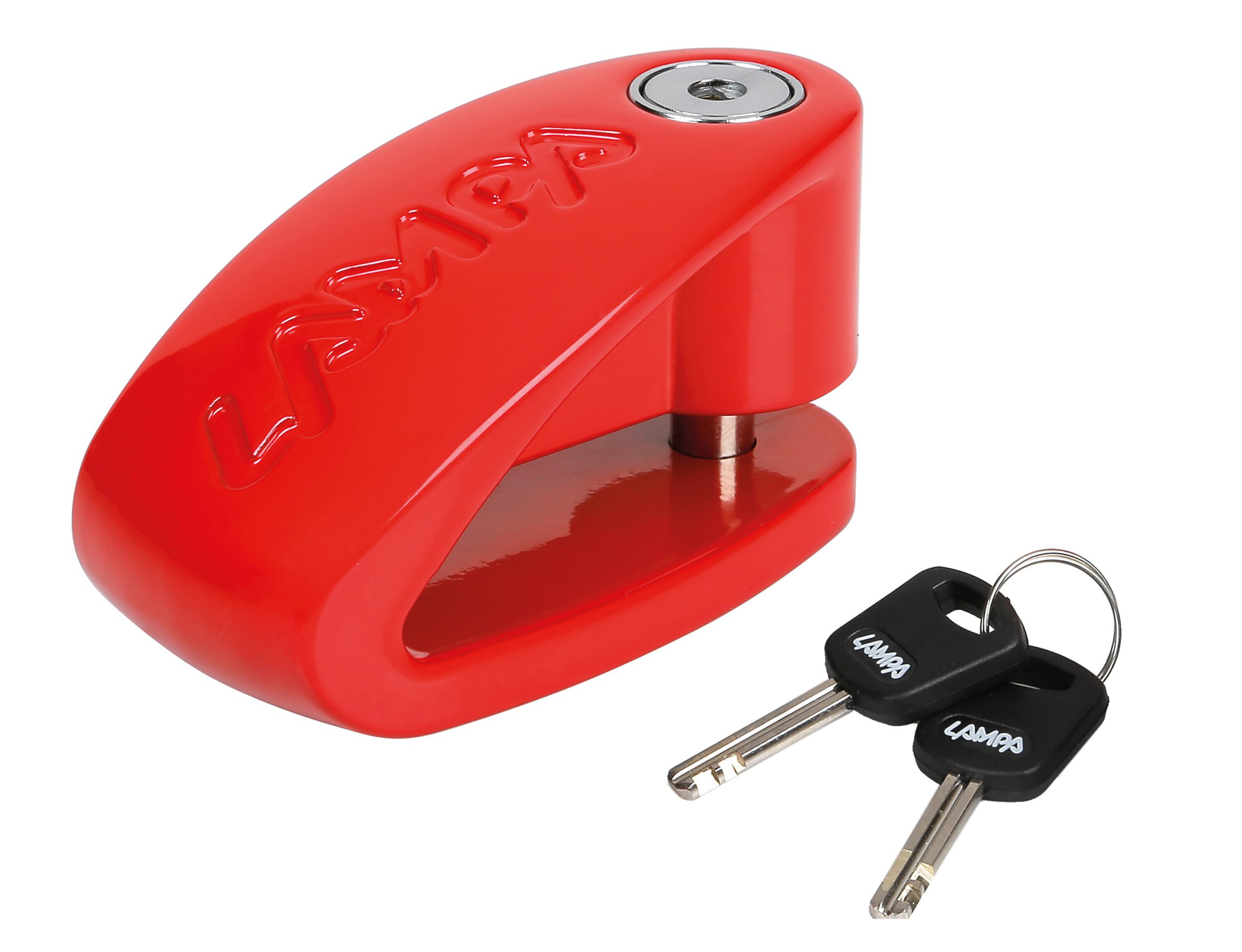 Stone Xl, Lucchetto Bloccadisco - Perno Ø 10 Mm - Rosso