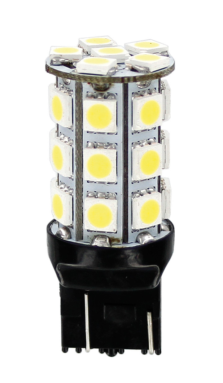 12v HypeR-Led 81 - 27 Smd X 3 Chips - (w21/5w) - W3x16q - 1 Pz  - Scatola - Bianco