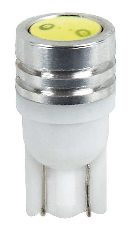 12v MegA-Led 2 - 2 Super Chips - (t10) - W2,1x9,5d - 2 Pz  - Scatola - Bianco - Doppia Polarità