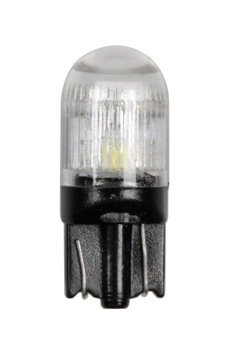 12v MegA-Led 3 - 2 Smd X 1 Chip + 1 Smd X 3 Chips - (t10) - W2,1x9,5d - 2 Pz  - Scatola - Bianco