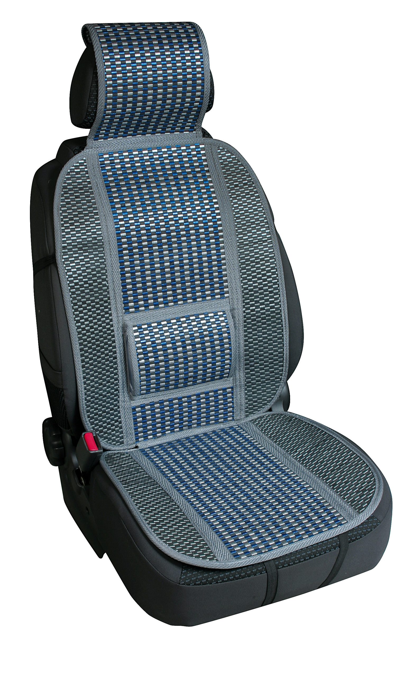 Bambù, Schienale Estivo In Fibra Naturale Di Bambù - Blu