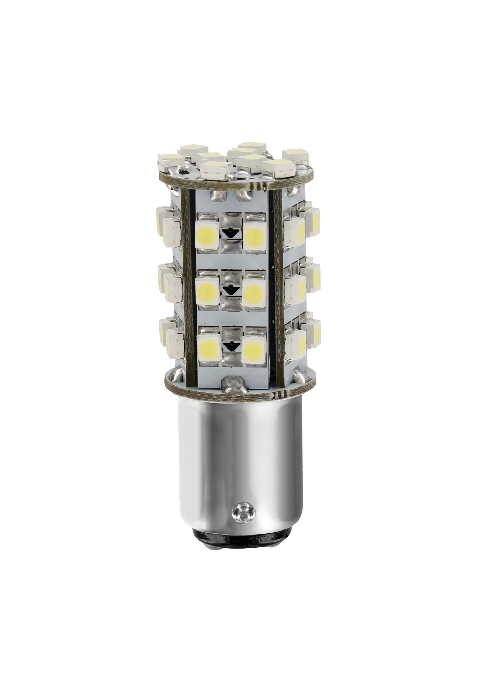 24/28v HypeR-Led 39 - 39 Smd X 1 Chips - (p21/5w) - Bay15d - 1 Pz  - D/blister - Bianco - Doppia Polarità