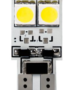 24v HypeR-Led 12 - 4 Smd X 3 Chips - (t10) - Bifocus - W2,1x9,5d - 2 Pz  - D/blister - Bianco - Doppia Polarità - Resistenza Incorporata