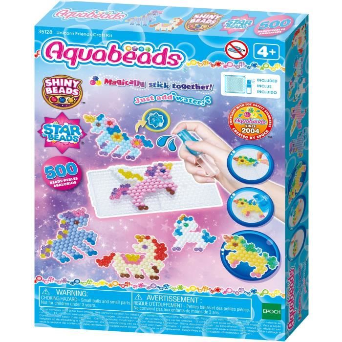 Kit Amici Unicorno - Aquabeads - 800 Perline - Dai 4 Anni In su