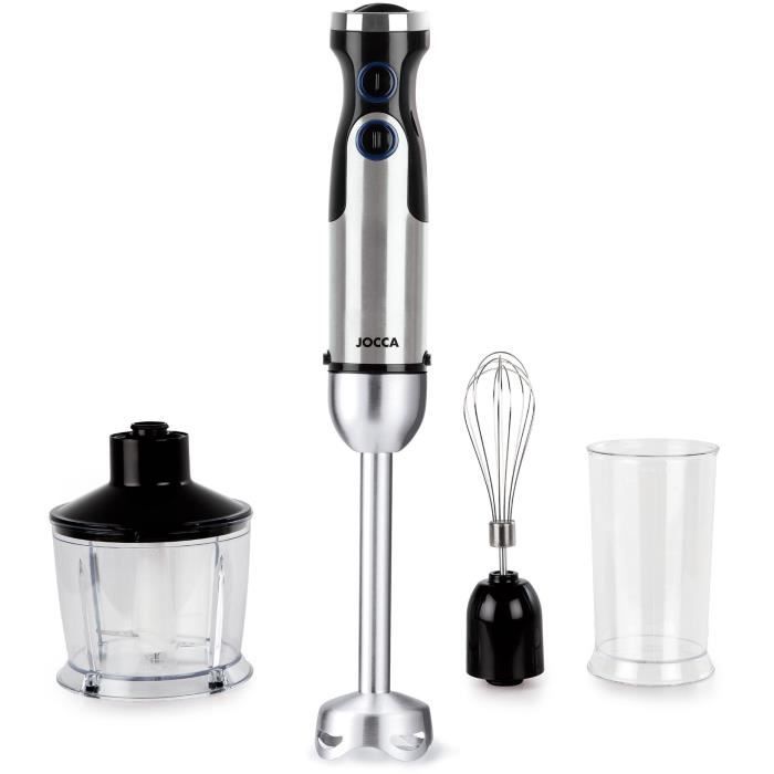 Frullatore A Immersione - Jocca - Con Accessori - 1200 W - Nero E Grigio