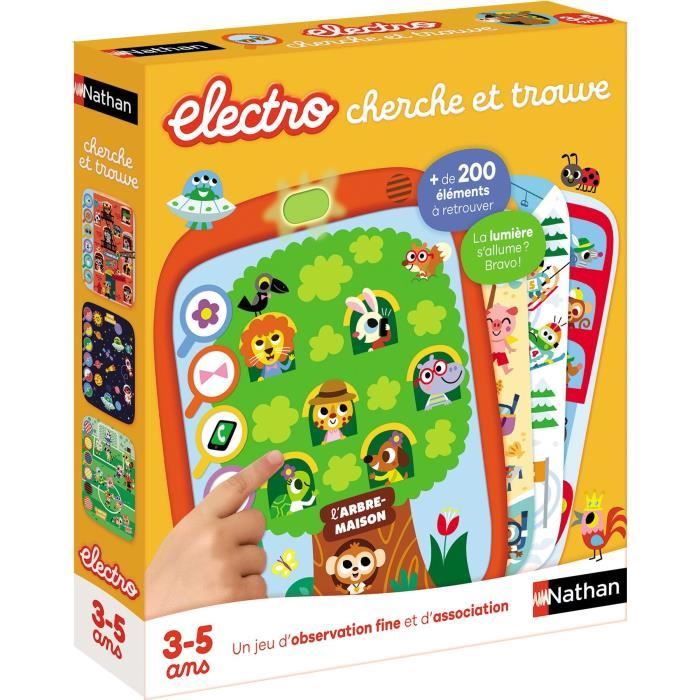 Cerca E Trova Elettronico - Gioco Educativo - Nathan - Età 3+