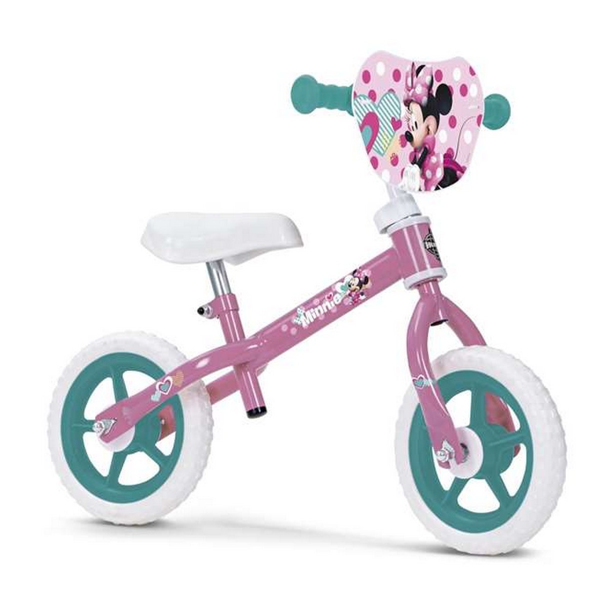 Bicicletta Per Bambini Minnie Mouse   10" Senza Pedali Rosa