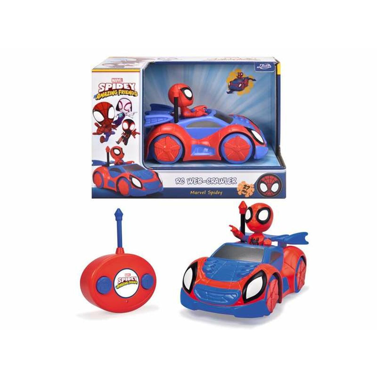 Macchinina Radiocomandata Spidey Spidey Web Crawler 1:24 17 Cm (21 X 34 X 18,5 Cm)