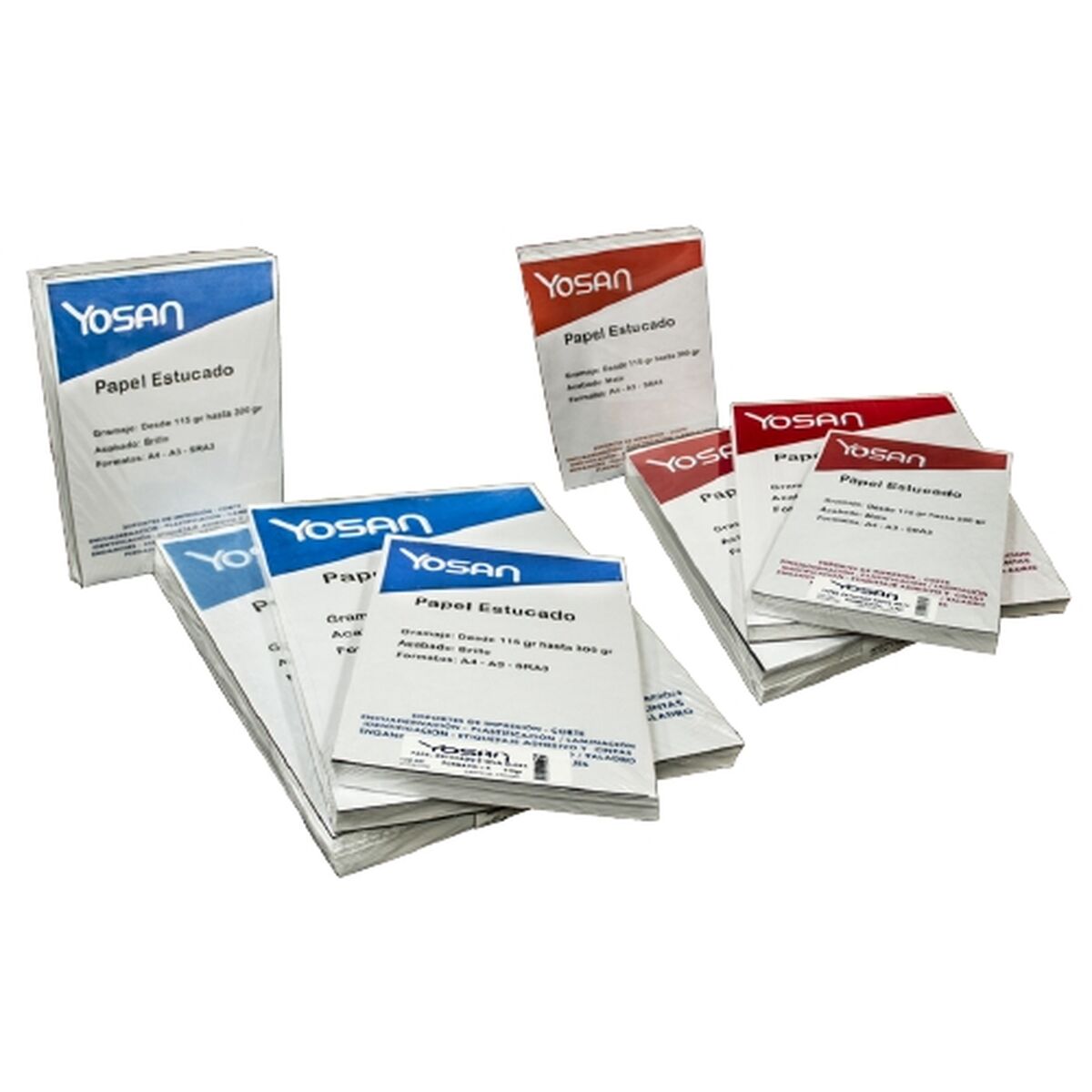 Carta Patinata Yosan Bianco 125 Fogli Sra3