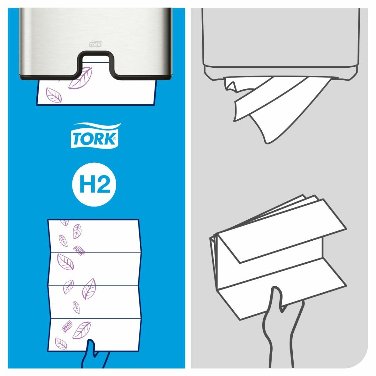 Carta Assorbente Per Le Mani Tork Pack Bianco (21 Unità) - Image 5