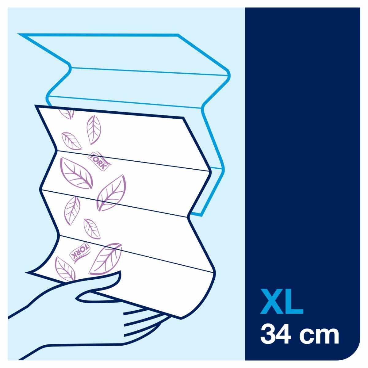 Carta Assorbente Per Le Mani Tork Pack Bianco (21 Unità) - Image 3