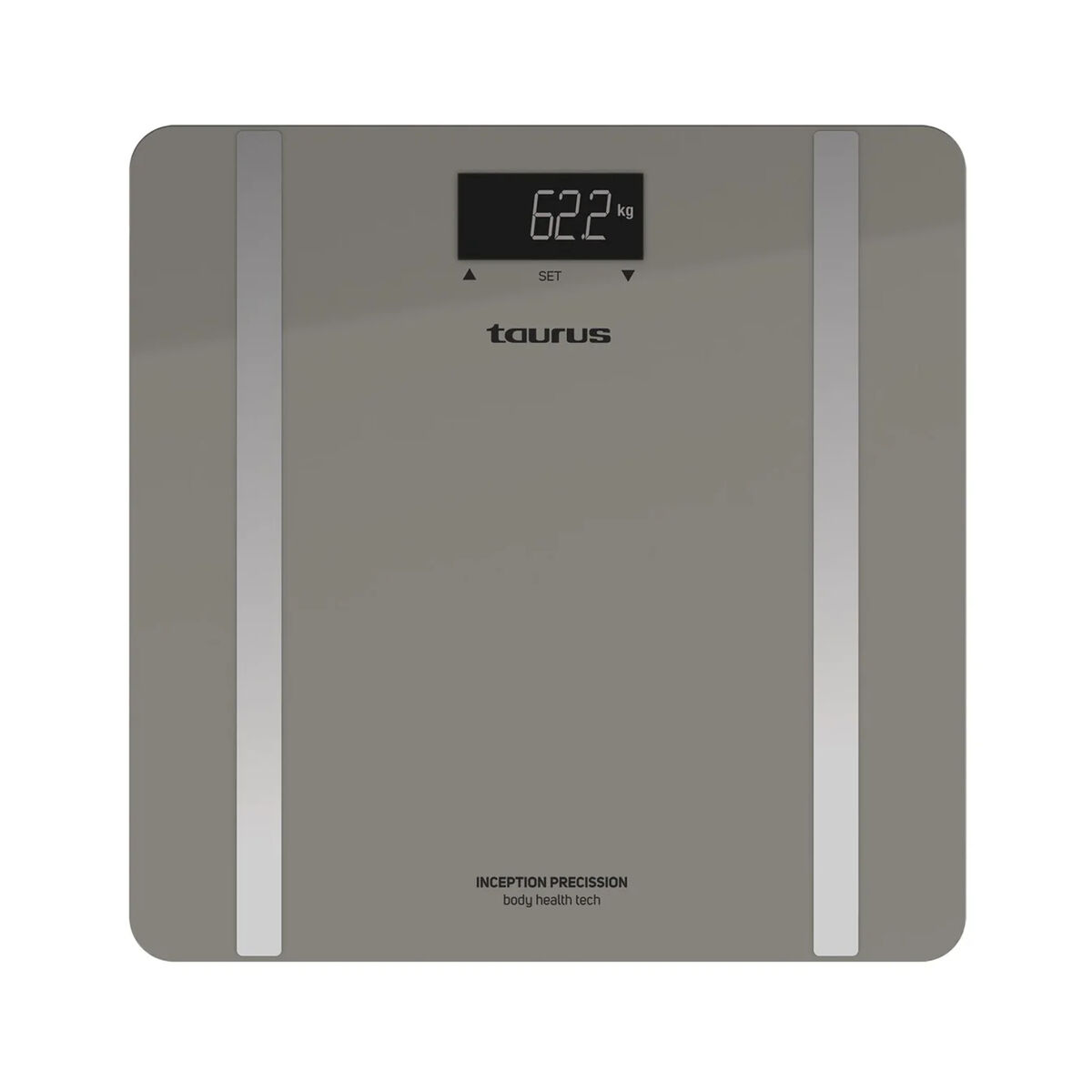Bilancia Digitale Da Bagno Taurus Inception Grigio 180 kg