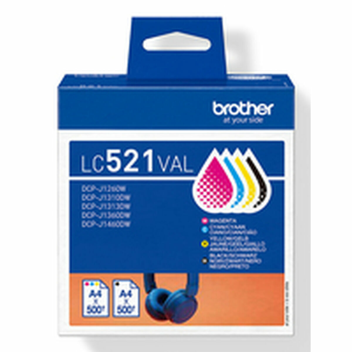 Cartuccia Ad Inchiostro Originale Brother Lc521val