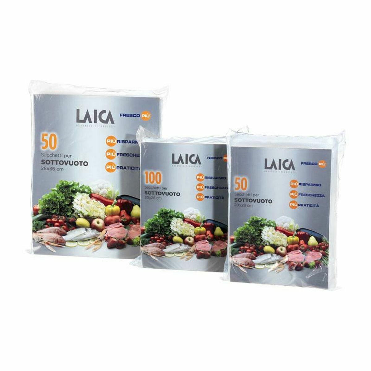 Buste Per Il Sottovuoto Laica Vt35002 36 X 28 cm