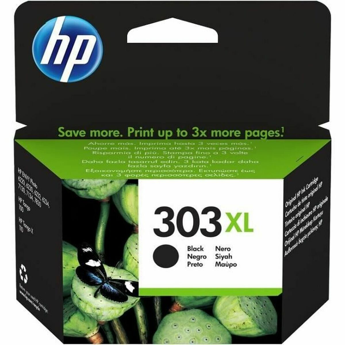 Cartuccia Ad Inchiostro Originale Hp 303xl Nero