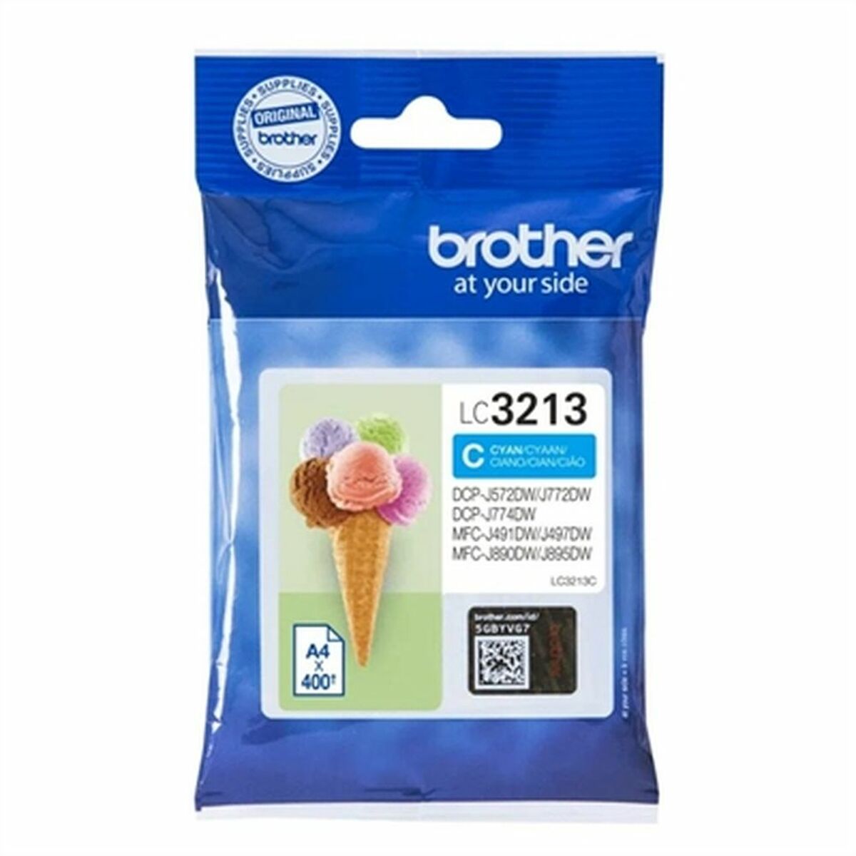 Cartuccia Ad Inchiostro Originale Brother Lc3213 Colore:ciano