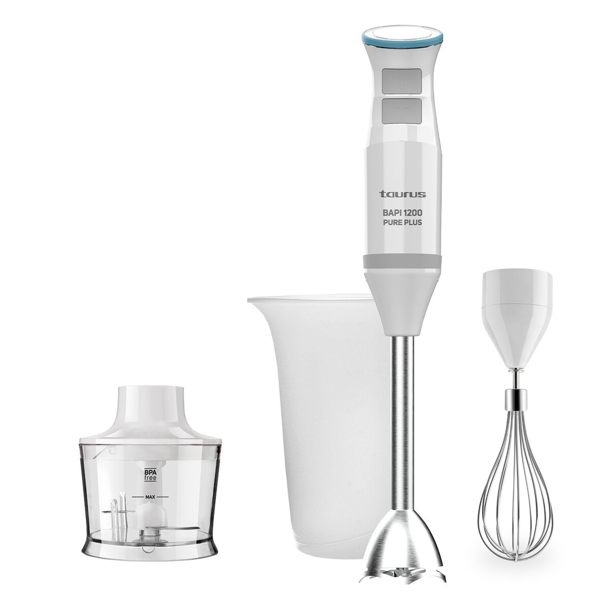 Frullatore Ad Immersione Taurus Bapi 1200 Pure Pl Bianco 1200 W
