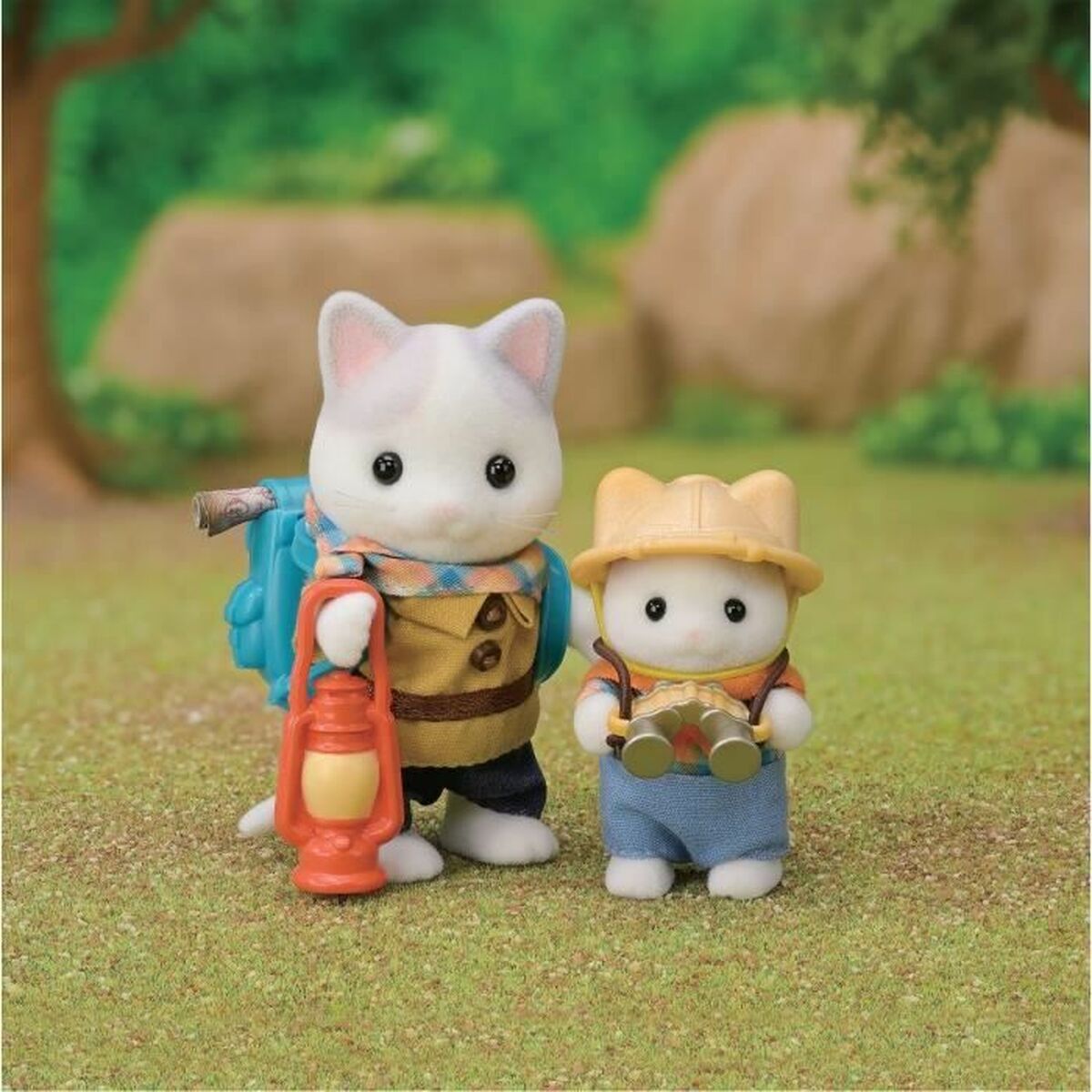 Playset Sylvanian Families Son And Baby Cat Latte - Secret Forest Adventure - Image 3