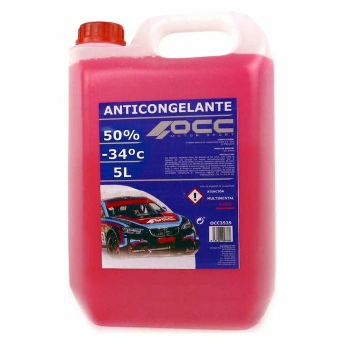 Antigelo Occ Motorsport 50% Organico Rosa (5 l)
